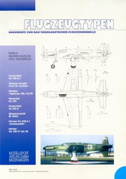 Flugzeugtypen Band 4 - Militärflugzeuge des II. Weltkriegs: Dokumente zum Bau vorbildgetreuer Flugzeugmodelle