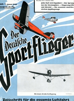 Der Deutsche Sportflieger 1940 - kompletter Jahrgang gebunden: Zeitschrift für die gesamte Luftfahrt