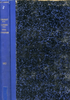 Zeitschrift für Flugtechnik und Motorluftschiffahrt - 1912 gebunden: Offizielles Organ des Reichsflugvereins e.V. (früher Verein Deutscher Flugtechniker)