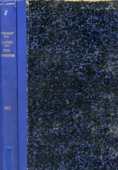 Zeitschrift für Flugtechnik und Motorluftschiffahrt - 1912 gebunden: Offizielles Organ des Reichsflugvereins e.V. (früher Verein Deutscher Flugtechniker)