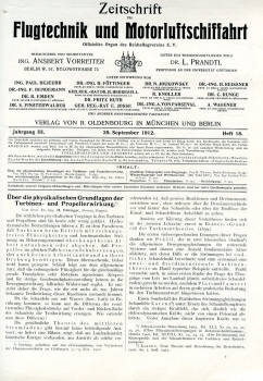 Preview: Zeitschrift für Flugtechnik und Motorluftschiffahrt - 1912 gebunden: Offizielles Organ des Reichsflugvereins e.V. (früher Verein Deutscher Flugtechniker)
