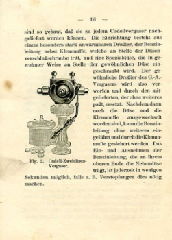 Volckmann's Bibliothek für Flugwesen Band 5: Vergaser und Zündapparate für Flugmotoren