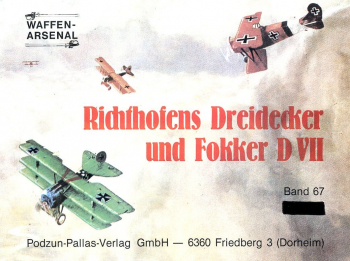 Richthofens Dreidecker und Fockker D VII
