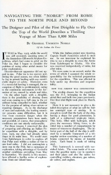 Preview: Navigating the "Norge" from Rome to the North Pole and Beyond: The Designer and Pilot of the First Dirigible to Fly Over the Top of the World Describes a Thrilling Voyage of More Than 8,000 Miles