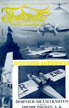 Flugsport 1928 Heft 05 v. 29.02.1928: Illustrierte technische Zeitschrift und Anzeiger für das gesamte Flugwesen