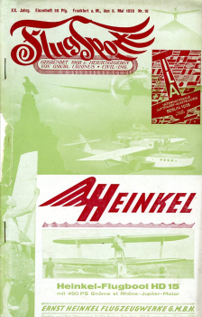 Flugsport 1928 Heft 10 v. 09.05.1928: Illustrierte technische Zeitschrift und Anzeiger für das gesamte Flugwesen