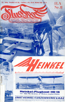 Flugsport 1928 Heft 21 v. 10.10.1928: Illustrierte technische Zeitschrift und Anzeiger für das gesamte Flugwesen