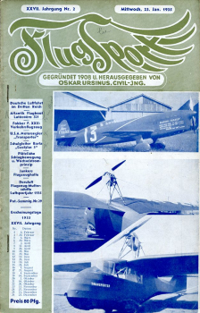 Flugsport 1935 Heft 02 v. 23.01.1935
