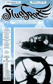 Flugsport 1940 Heft 07 v. 27.03.1940