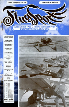 Flugsport 1940 Heft 10 v. 08.05.1940