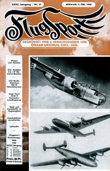 Flugsport 1940 Heft 21 v. 09.10.1940