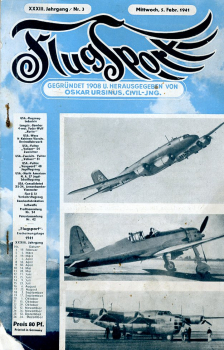 Flugsport 1941 Heft 03 v. 05.02.1941