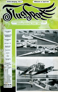 Flugsport 1941 Heft 08 v. 16.04.1941