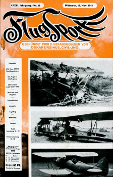 Flugsport 1941 Heft 23 v. 12.11.1941