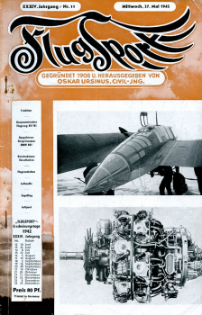 Flugsport 1942 Heft 11 v. 27.05.1942