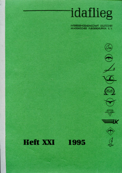 idaflieg - Heft XXI 1995: Vorträge des IDAFLIEG-Wintertreffens 1995 in Darmstadt