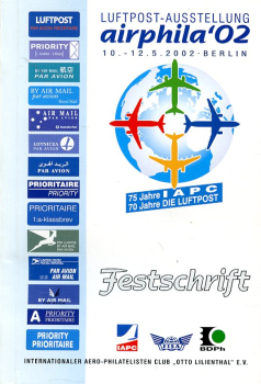 Luftpost-Austellung airphilia '02: 10.-12. Mai 2002 Berlin