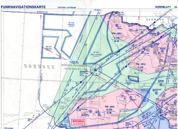 Funknavigationskarte - Radio Navigation Chart: Nordblatt - Northern Sheet