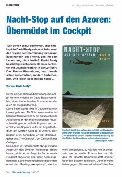 Nacht-Stop auf den Azoren: Übermüdet im Cockpit