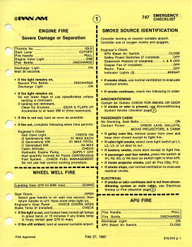 Preview: Pan Am Boeing 747 Aircraft Operating Manual Volume 1 & 2: Revised until 1991