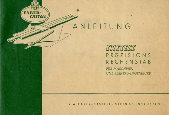 Castell Präzisions-Rechenstab für Maschinen- und Elektroingenieure: Anleitung