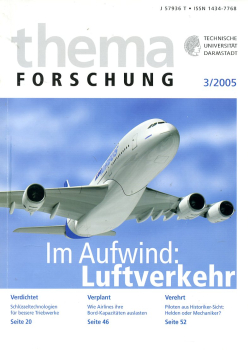 Im Aufwind: Luftverkehr: Thema Forschung 3/2005
