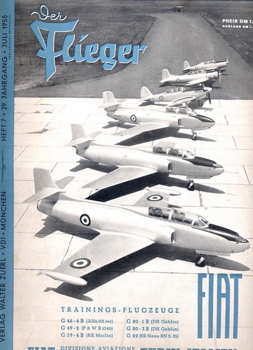 Der Flieger 1955 Heft 7: 29. Jahrgang - Älteste deutsche Luftfahrt-Monatsschrift