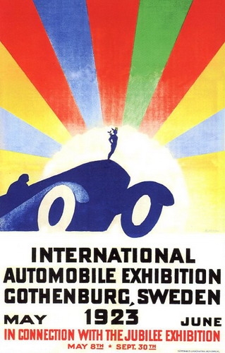 International Automobile Exhibition Gothenburg, Sweden 1923