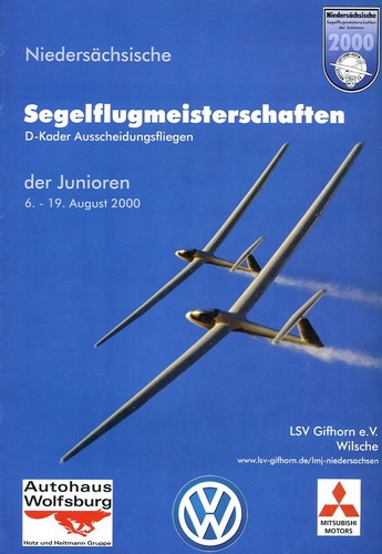 Niedersächsische Segelflugmeisterschaften der Junioren 2000: D-Kader Auscheidungsfliegen