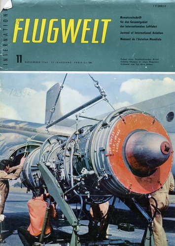 Flugwelt - 1960 Heft 11 November: Offizielles Organ des Bundesverbandes der Deutschen Luftfahrtindustrie e.V.