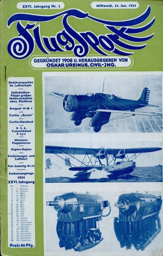 Flugsport 1934 Heft 02 v. 24.01.1934