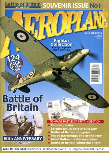 Aeroplane - 2000 July: Battle of Britain 60th Anniversary Souvenir Issue