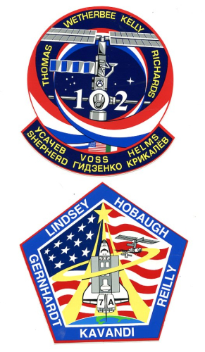 Mission Patch STS 102 and STS 104