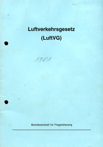 Luftverkehrsgesetz (LuftVG)