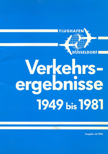 Verkerhsergebnisse 1949 bis 1981: Flughafen Düsseldorf